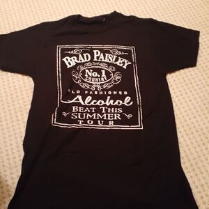 Brad Paisley "Beat This Summer Tour" Black T Shirt Womens Sz.Medium